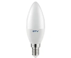 LED ŠVIESOS šaltinis, A-G, C37, SMD 2835, 3000K, E14, 8,0W, AC180-250V, 160°, 720lm, 70mA