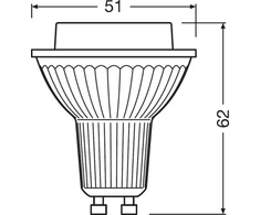 LED lemputė PARATHOM© PAR16 100 36° 9.1 W/4000K GU10