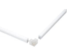 LED linijinio šviestuvo L formos sujungimas LEDBAR, baltas