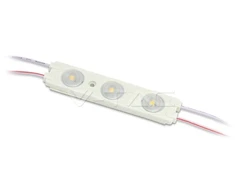 LED Modulis 1.5W, 3SMD, IP67, SMD2835, raudona šviesos spalva