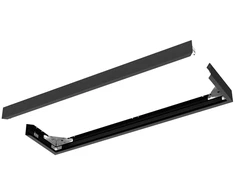 LED panelės paviršinio montavimo rėmelis PL, juodas, 120 x 30cm