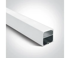 LED paviršinis profilis, baltas, 2m, 7910A/W