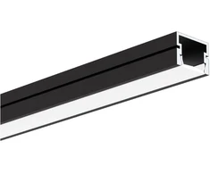 LED paviršinis profilis PDS-4-PLUS, juodas, 2m