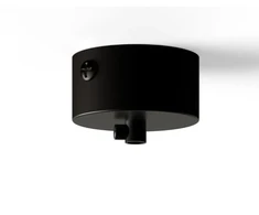 LED profilio laikiklis, juodas