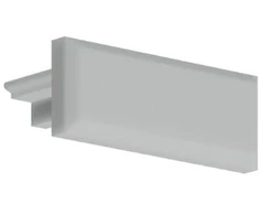 LED profilio MICRO-PLUS užbaigimo elementas, pilkas