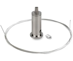 LED profilio pakabinimo rinkinys RG-1, sidabro sp.