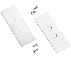 LED profilio užbaigimai DUAL, baltos sp., 2vnt.