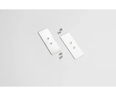 LED profilio užbaigimai DUAL, baltos sp., 2vnt.