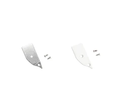 LED profilio užbaigimai VEIL, balti, 2vnt.