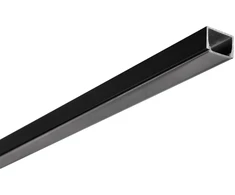 LED profilis su dangteliu ir užbaigimais LINEA, juodas, 2m
