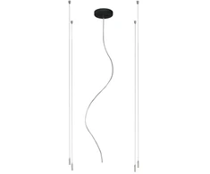 LED šviestuvo ISIA pakabinimo rinkinys, juodas, 6m, 81CON34536N