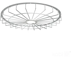 LED UFO šviestuvo ANICA 200W apsauginis tinklelis, plieno sp.