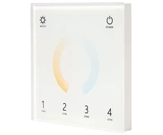 LED valdiklis, liečiamu ekranu, baltas, DMX512, RF 2.4Ghz