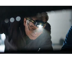LED Lenser LED objektyvas | Priekinis žibintas HF6R Darbas