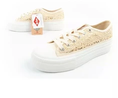 Lee Cooper moteriški kedai, nėriniuoti, su platforma