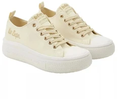 Lee Cooper moteriški sportiniai kedai, smėlio spalvos platforminiai, madingi