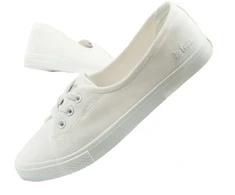 Lee Cooper moteriški sportinio stiliaus balti laisvalaikio bateliai tipo "slip-on"