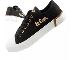 Lee Cooper moteriški stilingi juodi sportiniai bateliai iš audinio