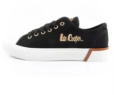 Lee Cooper moteriški stilingi juodi sportiniai bateliai iš audinio