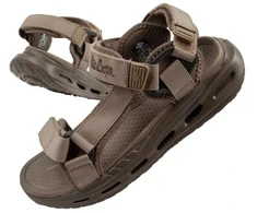 Lee Cooper vyriški šviesiai žali vasaros paplūdimio sandalai su lipukais