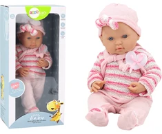 Kūdikis lėlė Lean Toys su judančiomis galūnėmis, 39 cm