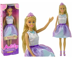 Lean Toys Lėlė Anlily princesė violetine suknele