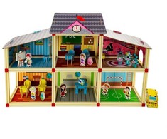 Eurobaby Zabawki Lėlių namas - Mokykla EUROBABY TOYS
