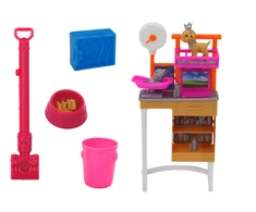 Lean Toys Lėlė su priedais Veterinarė