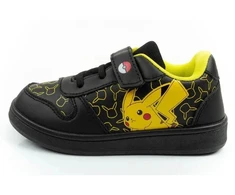 Lengvi „Leomil“ vaikiški sportiniai bateliai „Pokemon“, užsegami „velcro“ dirželiais, juodos spalvos