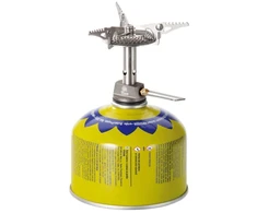 Lengviausias turistinis dujų balionėlių degiklis (su vožtuvu arba sriegiu) HIKER 70gram 2.4kW