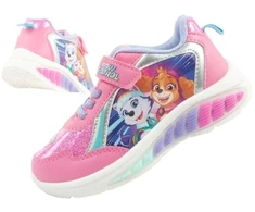 Leomil mergaičių sportbačiai Paw Patrol su LED