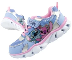 Leomil Stitch vaikiški sportiniai batukai, lengvi kedukai su lipukais ir LED