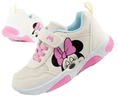 Leomil vaikiški sportiniai bateliai Minnie Mouse su lipdukais ir LED lemputėmis
