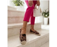 Leopardo rašto espadrilės Solea