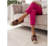 Leopardo rašto espadrilės Solea