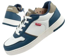 Levi's Kick Se vaikiški sportiniai bateliai jaunimui, balti, patogūs, madingi