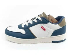 Levi's Kick Se vaikiški sportiniai bateliai jaunimui, balti, patogūs, madingi