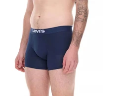 Levi's Vyriški bokseriai, 3 vnt., tamsiai mėlynos spalvos, medvilniniai