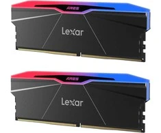 RAM „Lexar ARES“ | 32 rinkinių rinkinys (16 GB x 2) GB | DDR5 | 6000 MHz | Kompiuteriai/serveriai | Registracijos Nr. | ECC Nr.
