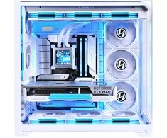 Kompiuterio korpusas Lian Li O11 Vision Compact, Baltas