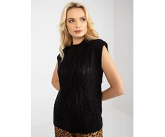 Liemenė-D90027W90785B3-juoda