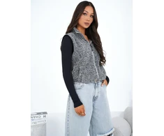 Liemenė moterims-CS-KZ-BT1031.00-ciemny pilka