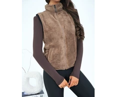 Liemenė moterims-CS-KZ-BT1031.00-ciemny bezowy