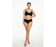 Liemenėlė juoda be lankelių patogi Jelly Bra Comfort