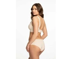 Liemenėlė smėlio spalvos be lankelių komfortui Jelly Bra
