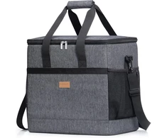 Lifewit izoliuotas pietų krepšys 20 l, sulankstomas, bordo, LF233125