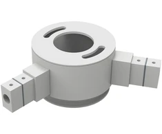 Linijinės sistemos PIPE L formos 120° kampo sujungimas, baltas, K1002147B