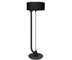 Linijinės sistemos PIPE pakabinimo rinkinys su užmaitinimu, juodas, K1002040N