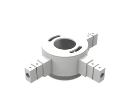 Linijinės sistemos PIPE T formos 90° kampo sujungimas, baltas, K1002144B