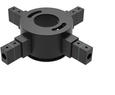 Linijinės sistemos PIPE X formos sujungimas, juodas, K1002145N